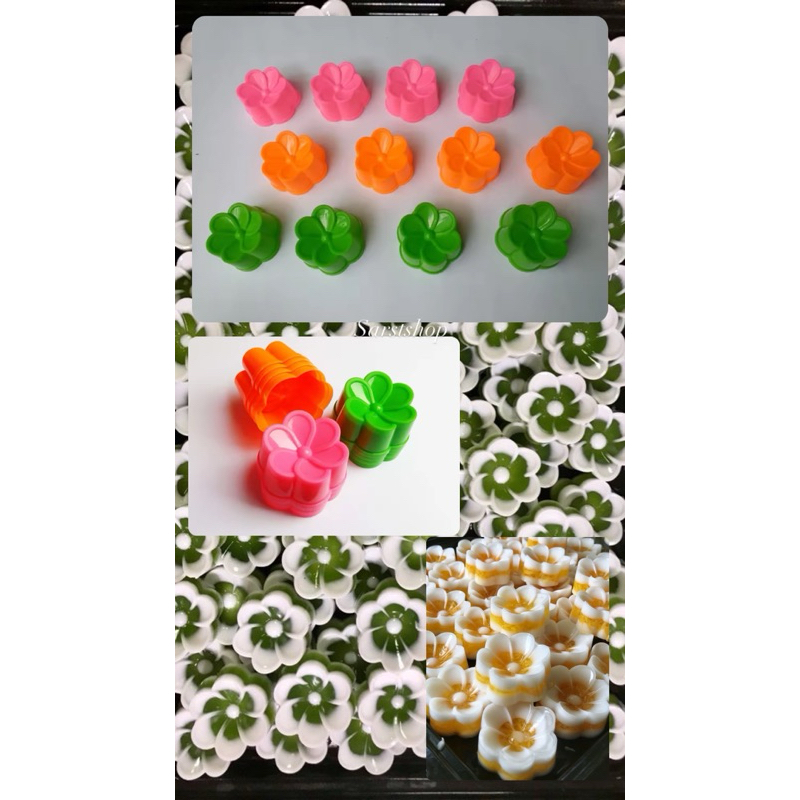 12 pcs cetakan kue putu ayu jasmine