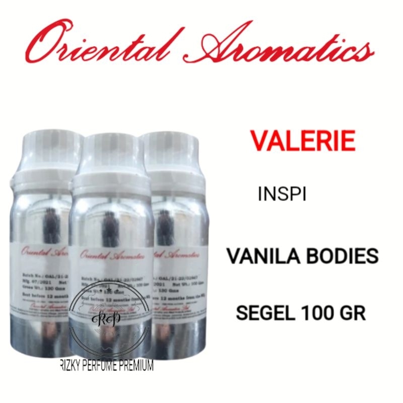 BIBIT PARFUM VALERIE ORIENTAL INSPIRED VANILA BODIES