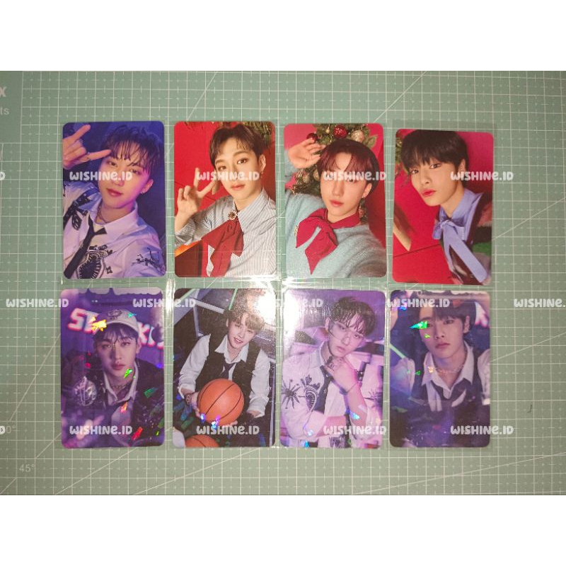 Stray Kids Christmas Evel official photocard PC bang chan changbin lee know in jeongin
