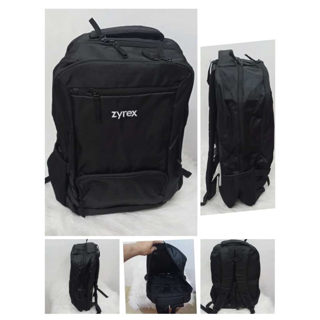 New Tas Laptop Backpack Gameing Zyrex 14" - 15" Max 17" Inch ORIGINAL