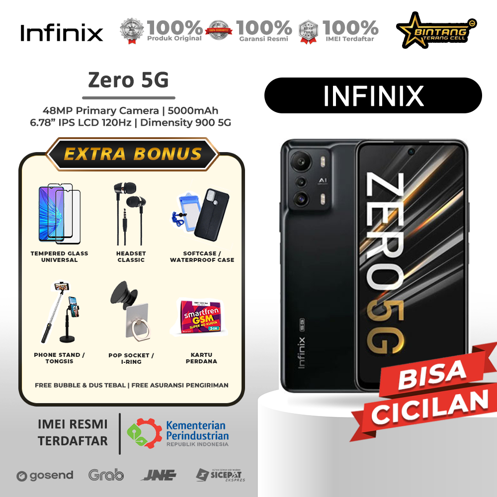 Infinix zero 5G Ram 8/256gb zero 5G 8/128gb (bukan zero 30 5G)zero5G Garansi Resmi