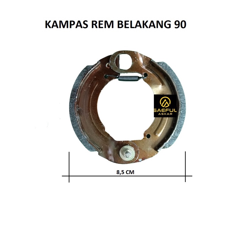 Barang Bagus Kampas Rem Belakang Tromol Sepeda Listrik Selis E-Bike Unity Super Rider Scooter Jadila