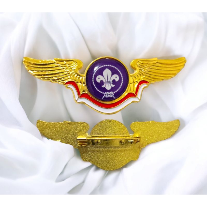pin wing wosm pramuka terbaru - pin wosm scout pramuka peniti