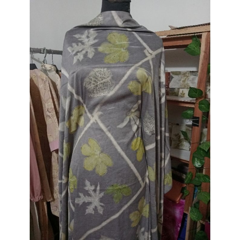 kain ecoprint Armani silk