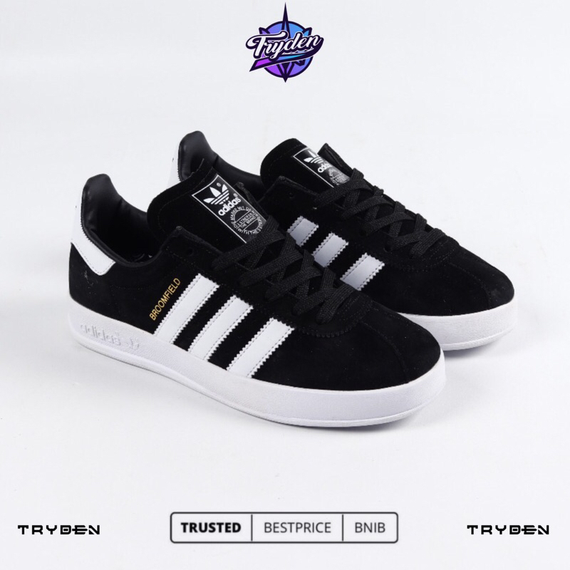 SEPATU ADIDAS BROOMFIELD BLACK WHITE