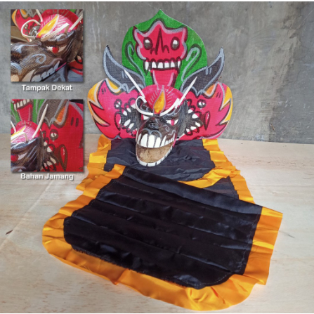 Barongan Black Devil | Barongan Mainan Anak | Barongan Hitam | Barongan Menyeramkan | Mainan Anak