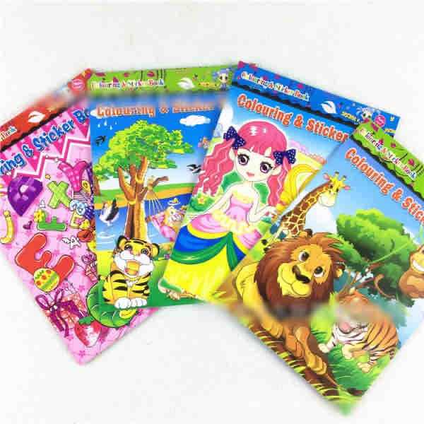 

BUKU MEWARNAI ANAK DAN BELAJAR MURAH / MOTIF KARTUN , 1PCS TM