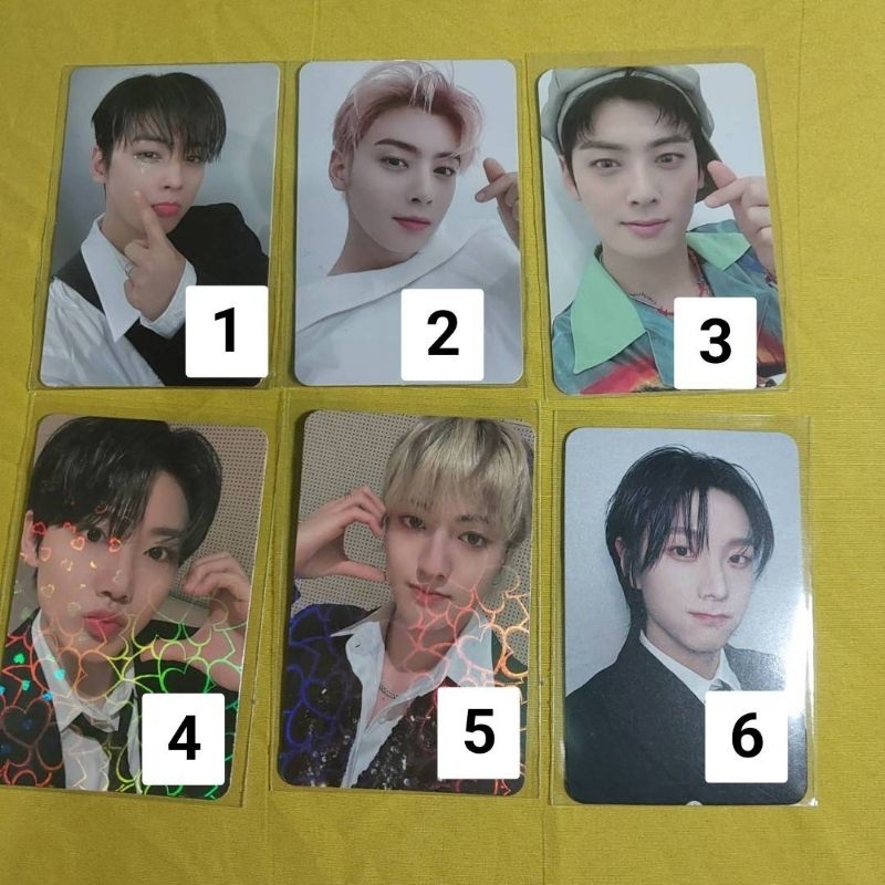 Photocard PC ASTRO Cha Eunwoo Lee Dongmin TREASURE Junkyu Haruto BOYNEXTDOOR BONEDO Sungho Album Swi