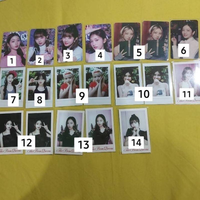 Photocard PC Pola Polaroid Fancon TC Trading Card The Prom Queen A Dreamy Day DVD Bluray Kit Wonyoun