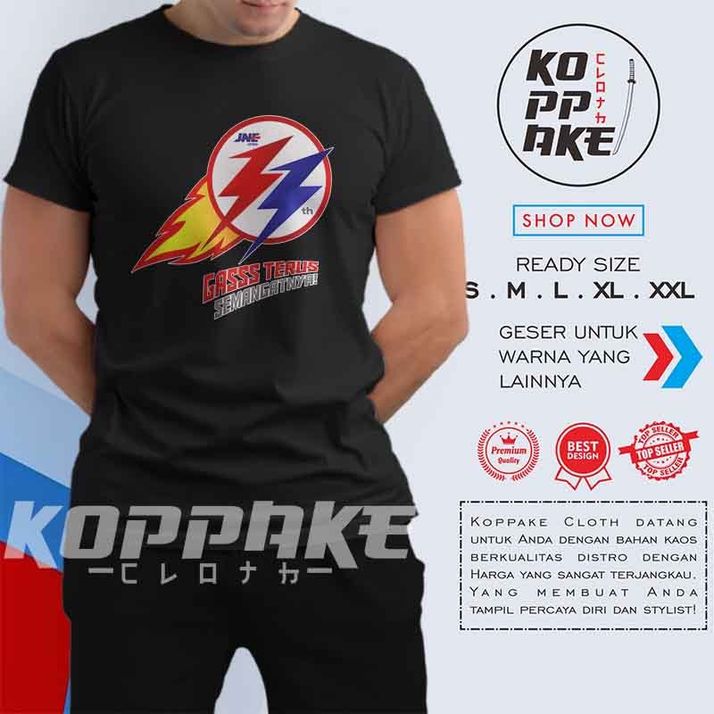 Kaos JNE Express 33 Tahun HUT JNE GASSS TERUS SEMANGATNYA Baju Distro