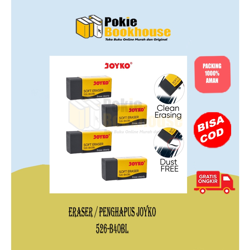 

Best Seller Original Eraser / Penghapus Joyko 526-B40BL - Joyko