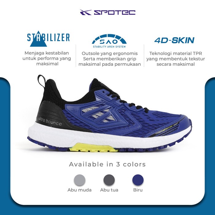 Pria Running Spotec Sepatu Pria / Sepatu Running / Spotec / Zest