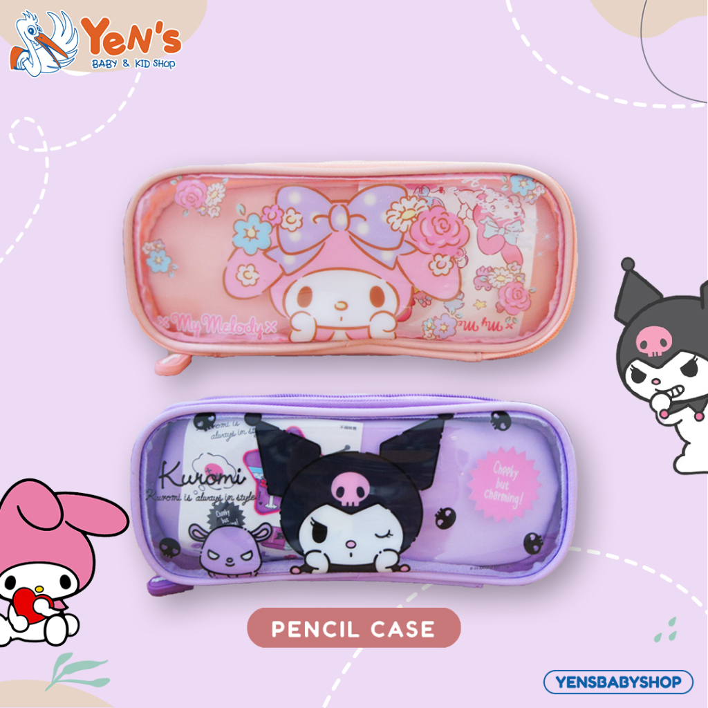 

Pencil Case sanrio characters / kotak pensil lucu karakter kuromi & melody 85093