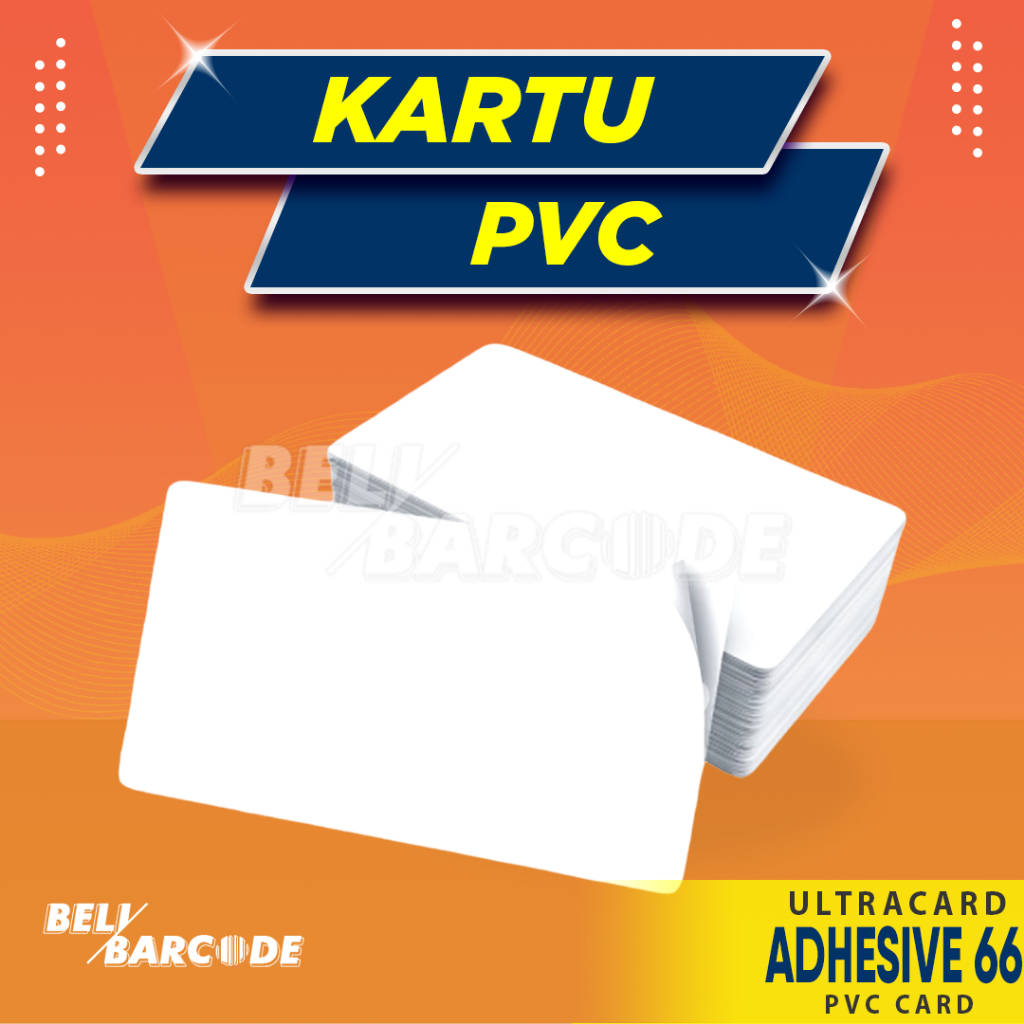 

Blank Card PVC Adhesive 82266 Ultracard Kartu Adhesive66 Putih Polos