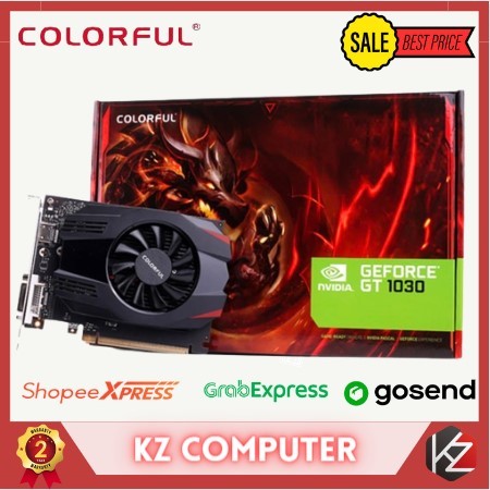 VGA NVIDIA COLORFUL GT 1030 4GB DDR4 NEW