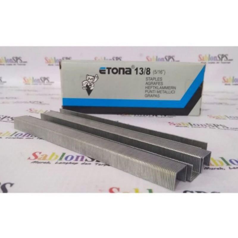

STAPLES GUN TACKER ETONA 13/8 ISI 5000 PCS