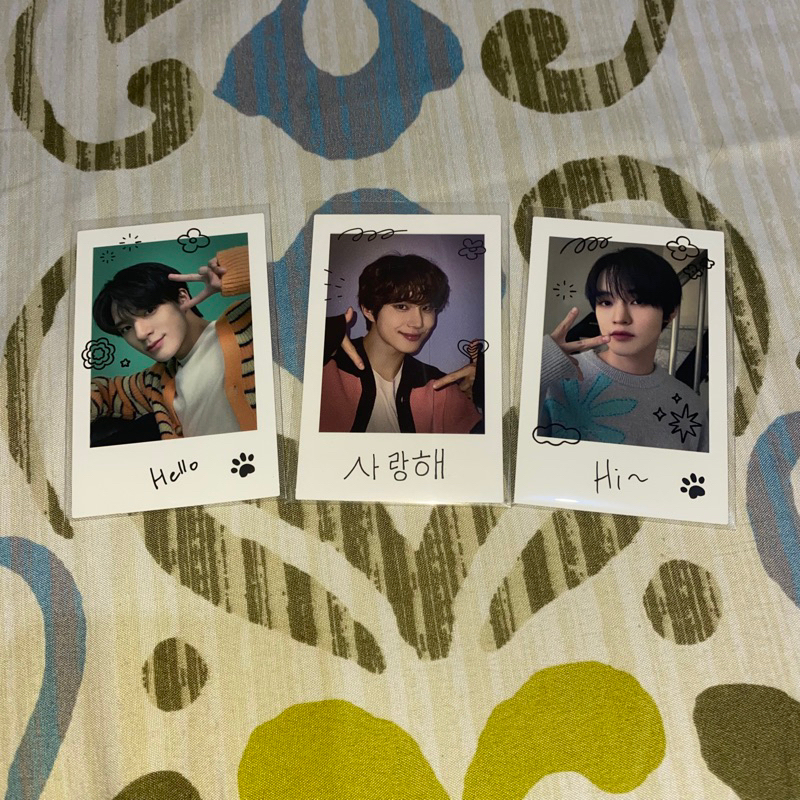 Polaroid NCT Home Jeno Jungwoo Chenle