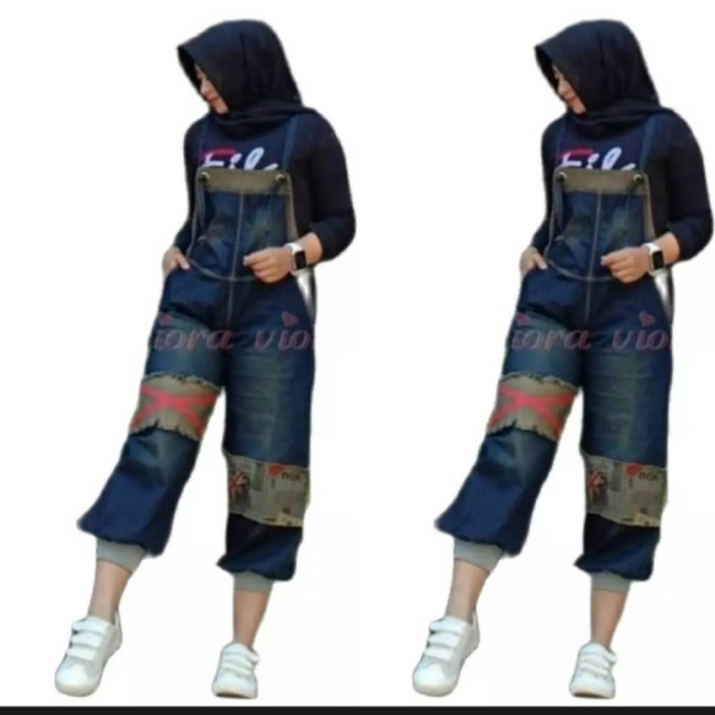 OVERALL JEANS WANITA TERBARU 2023 | OVERAL DENIM MURAH | BAJU KODOK WANITA KEKINIAN // OVERALL KOREA