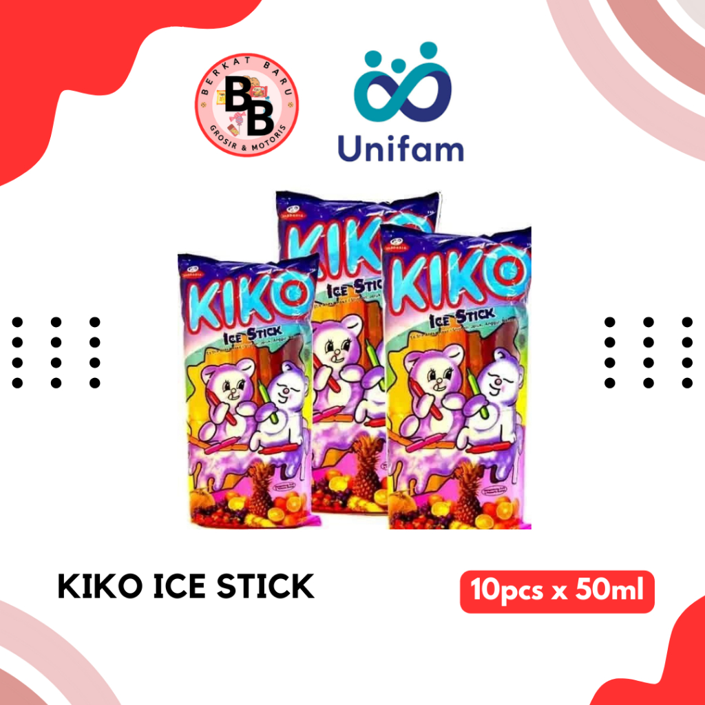 

[BB SNACK] KIKO ICE STICK 50ML PER PACK ISI 10PCS