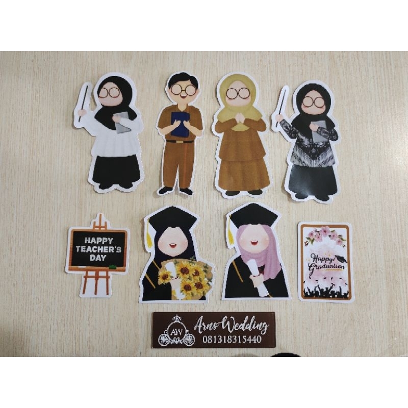 

Topper Icon Hari Guru , Minimal Order 5 Pcs