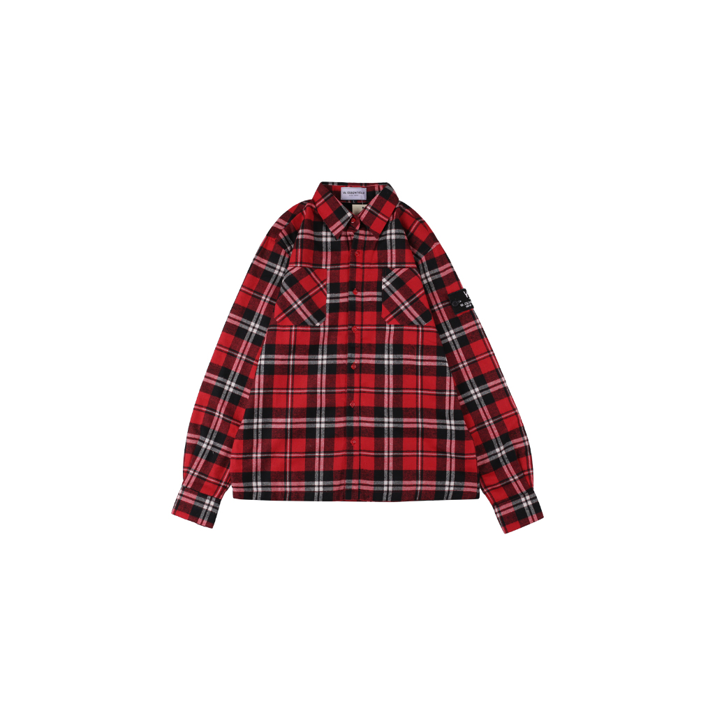 W.Essentiels Riste Flanel Jacket Red