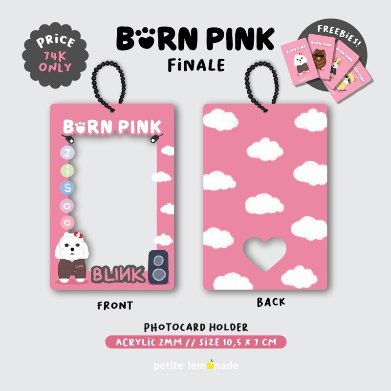 born pink finale photocard holder