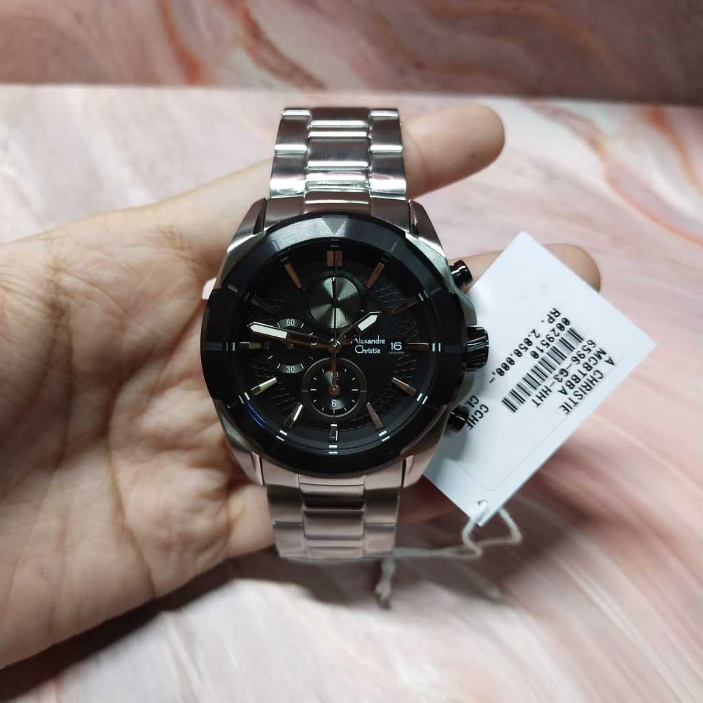 Jam Tangan Pria Alexandre Christie AC 6596MC Stainless