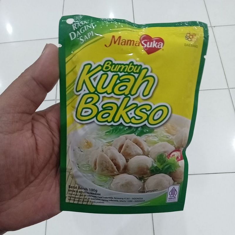 

Mahbubah - Mamasuka 100 g Bumbu Kuah Bakso Refil