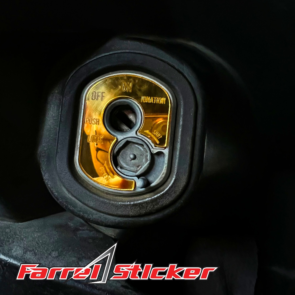 Emblem kunci Akrilik acrylic beat karbu vario karbu