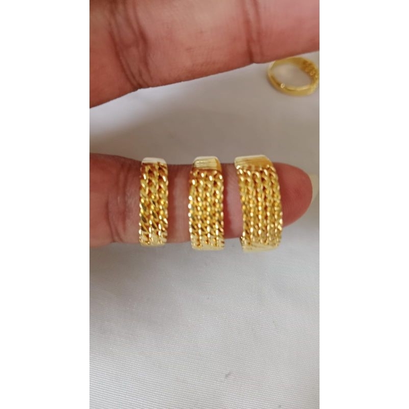 cincin tali air(lapis emas)