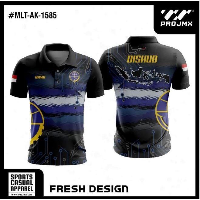 PROJMX TERBARU - KAOS JERSEY DISHUB ( DINAS PERHUBUNGAN ) BISA CUSTOM