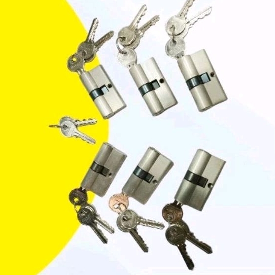 paket master key 6 cylinder kunci pintu rumah/silinder master key murah CL-2187