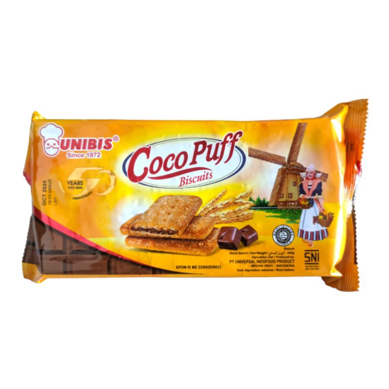 

Biskuit Unibis Coco Puff / Pack