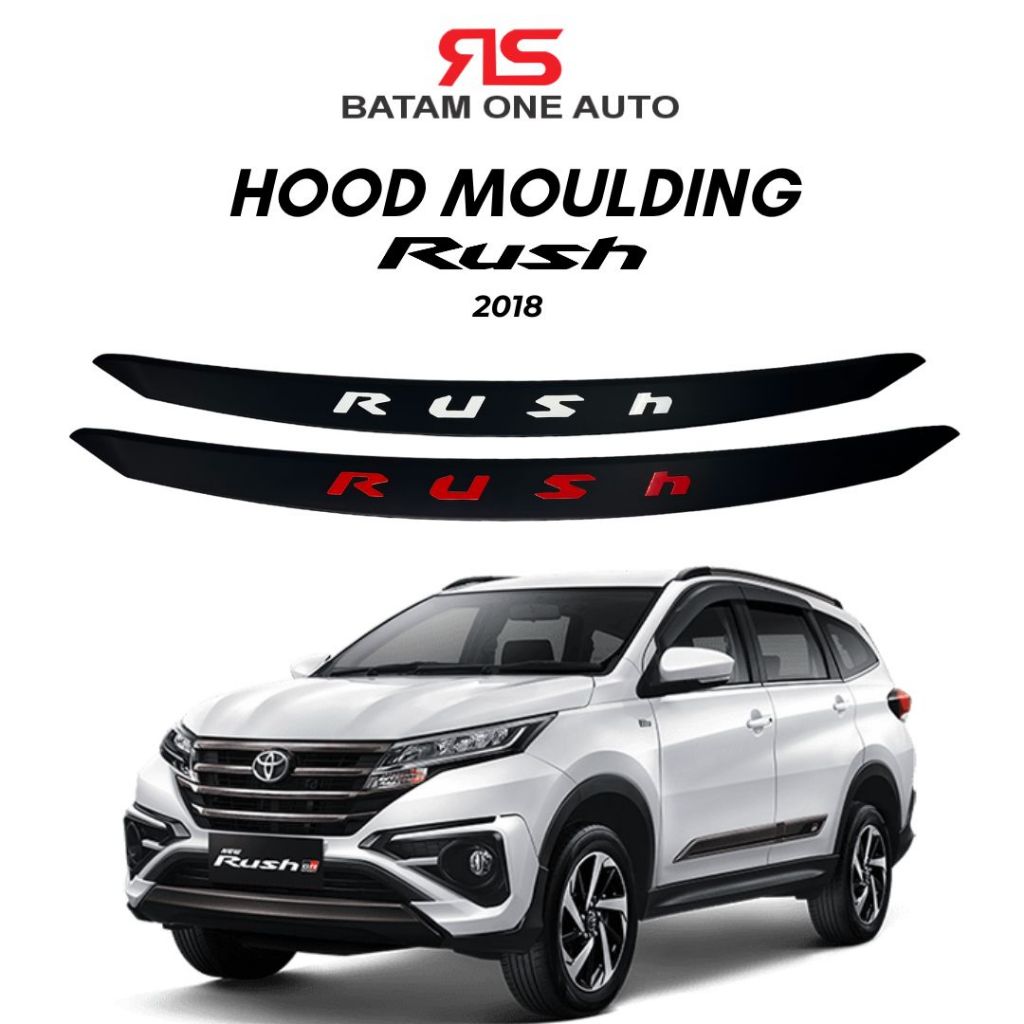 BOA - Toyota Rush 2018 2019 2020 2021 2022 2023 Lis Kap Mesin Engine Hood Cover Emblem