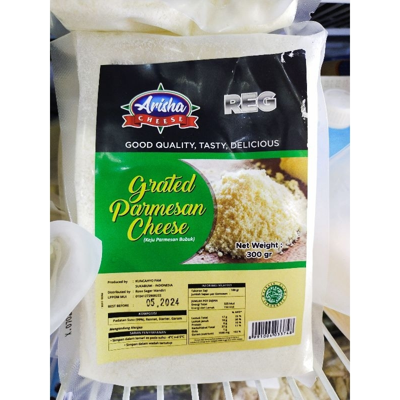 

[KHUSUS INSTAN] ARISHA Parmesan Cheese/Keju Parmesan 300g