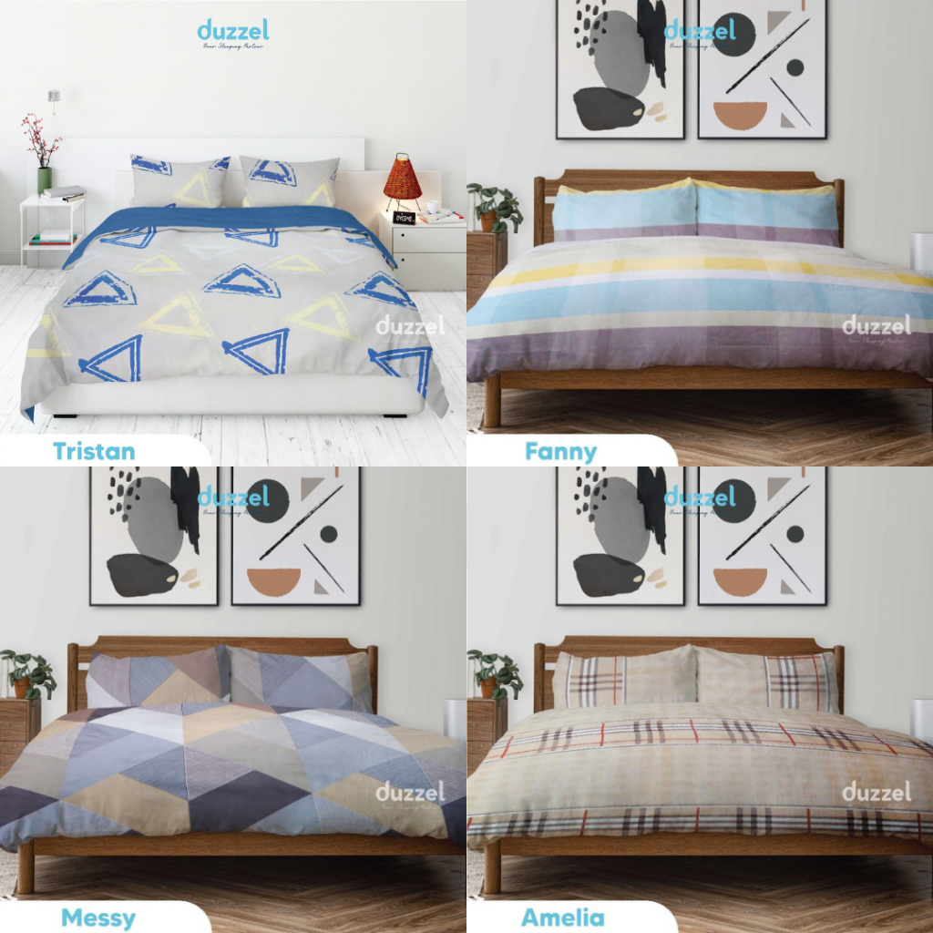 Sprei Duzzel Motif Ukuran 120x200 Tinggi 20 cm