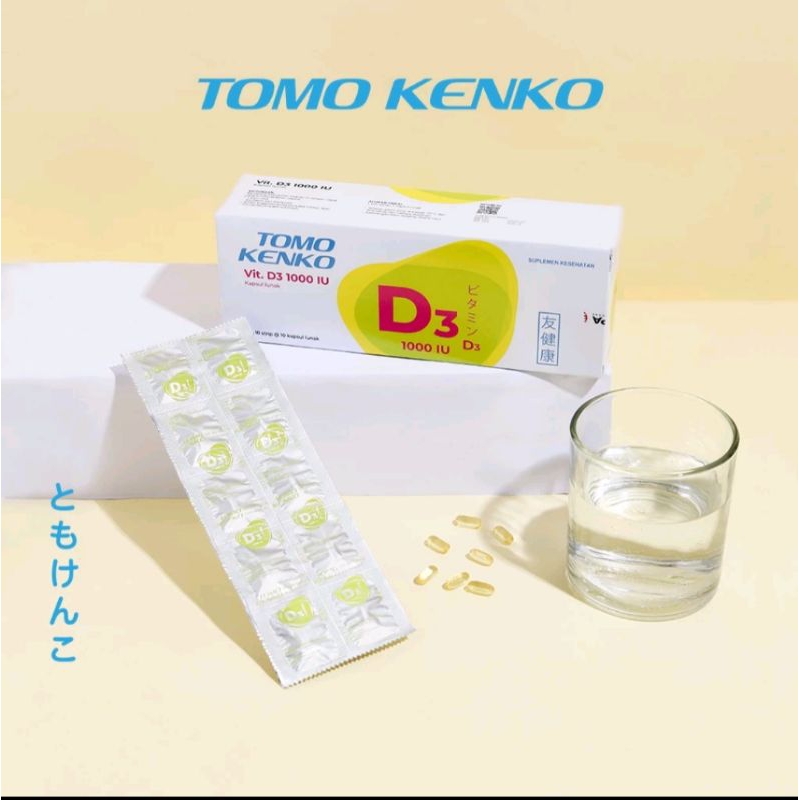 TOMO KENKO VITAMIN D3 1000IU