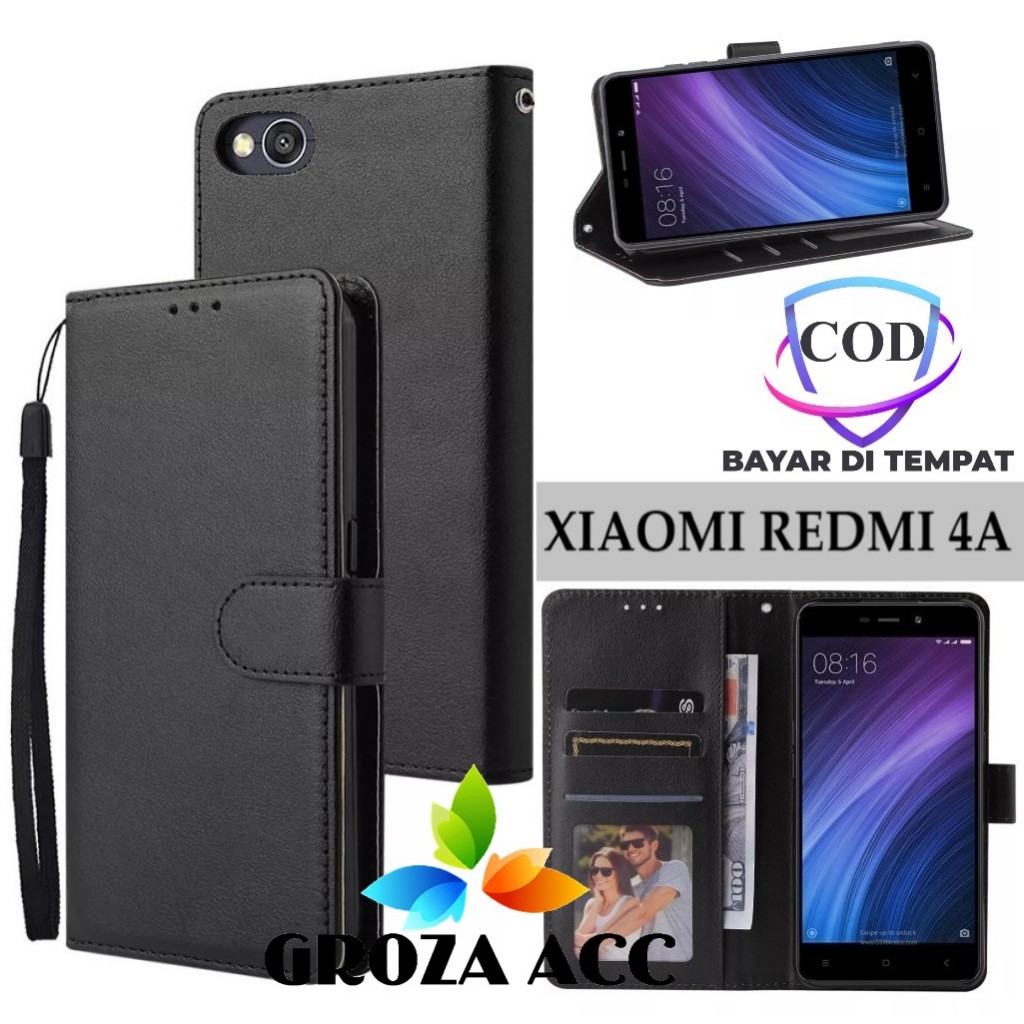 Flip Case XIAOMI REDMI 4A Case Wallet Kulit Casing Dompet Case Wallet Leather Flip Case XIAOMI REDMI