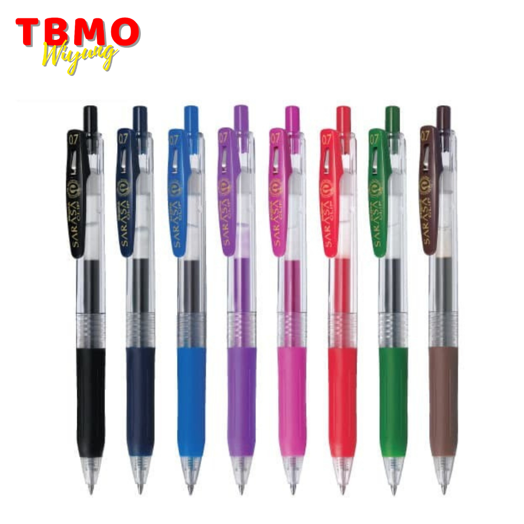 

TBMO Bolpen Zebra Gel Pen Pulpen Sarasa Clip - 0.7 mm - Pcs