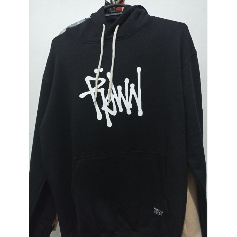 Rown Division Hoodie Tagging Black