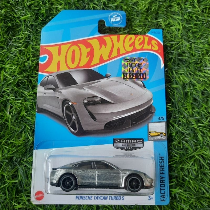 Hot Wheels Porsche Taycan Turbo S Zamac Walmart Factory Sealed 2023