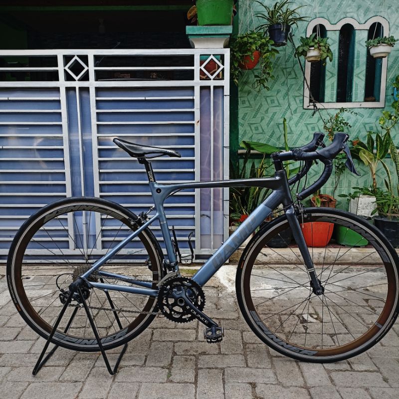 Roadbike Element Camp Radon Alloy Carbon look size 50 Sepeda Balap 2x9 Speed Shimano Sora
