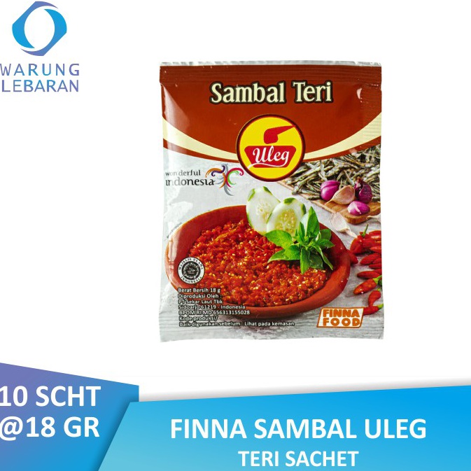 

[HB867] Finna Sambal Uleg Teri Sachet Terlarisss ′▽