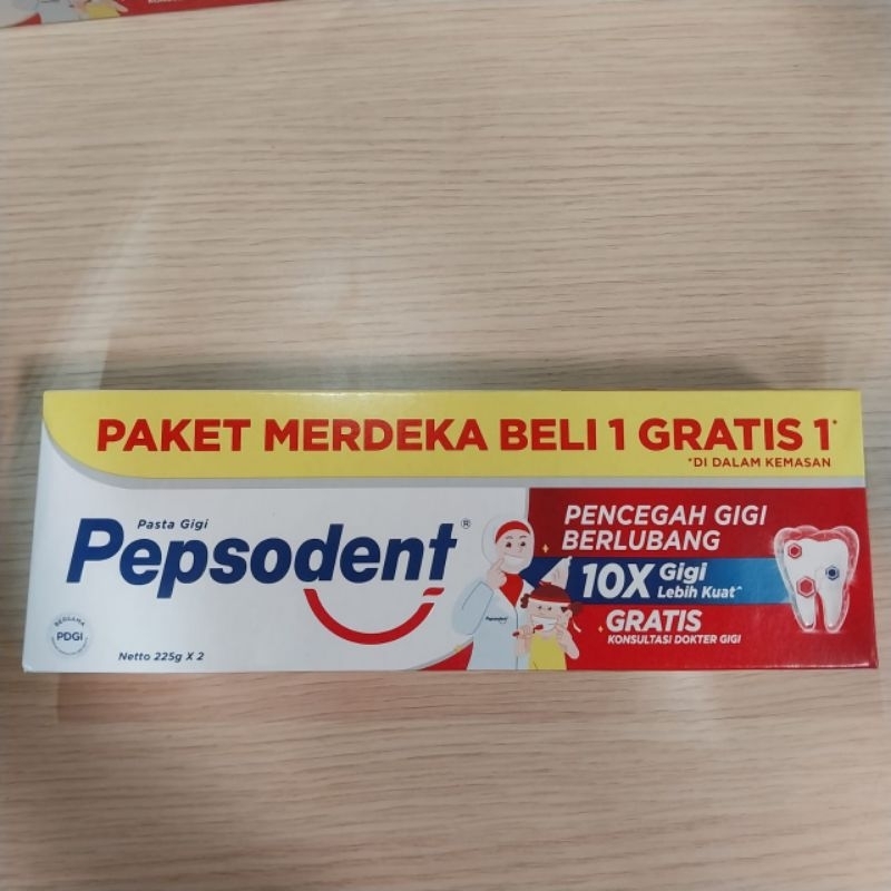 Pepsodent paket merdeka (2×225gr)