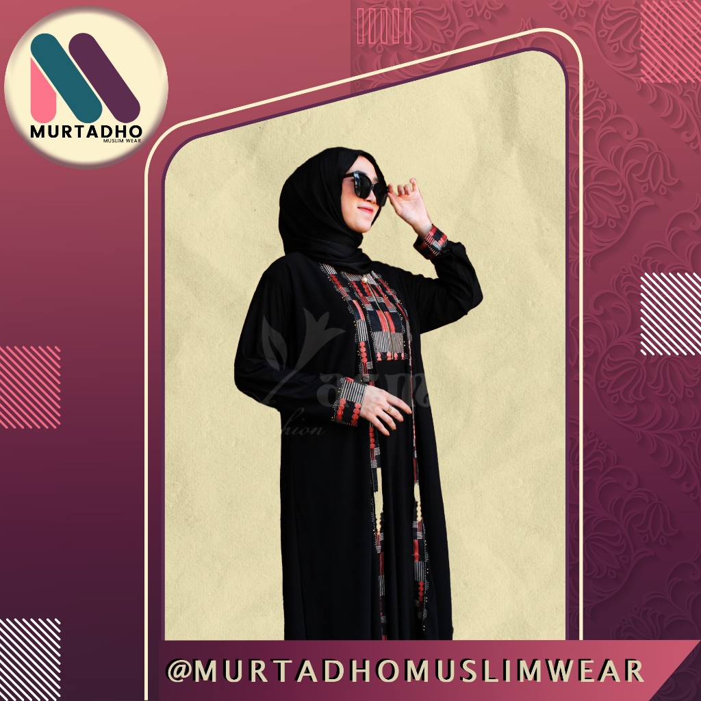 (GAMIS BUSUI) GAMIS ABAYA Laudya Chintya Bella ELEGAN