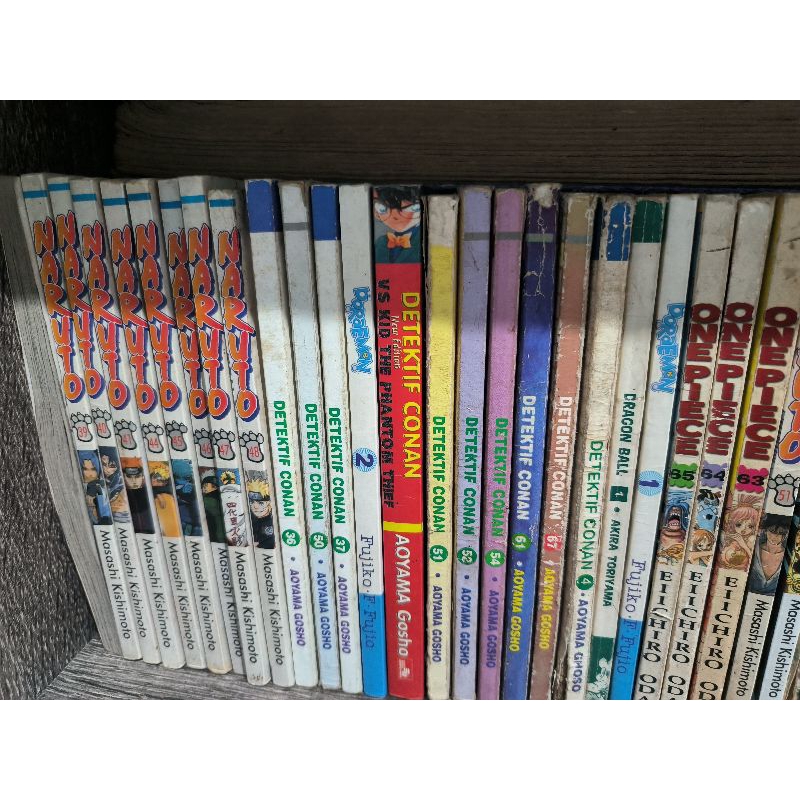 komik bekas/second random (Naruto,Conan, one piece)