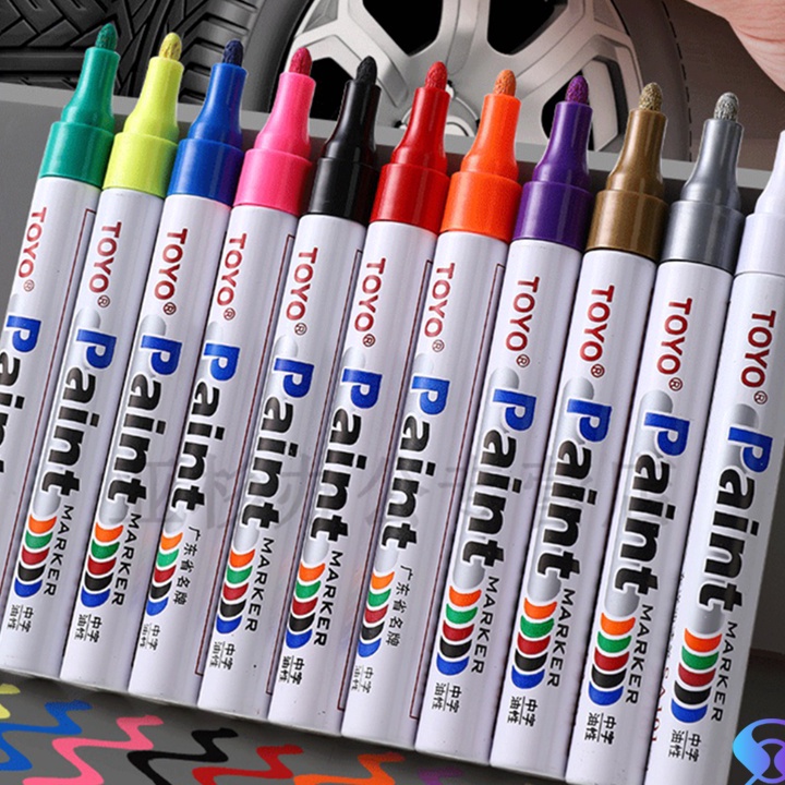 

Kirim Langsung Spidol ban paint marker mobil motor /Permanent Marker TOYO original -Suning Mall