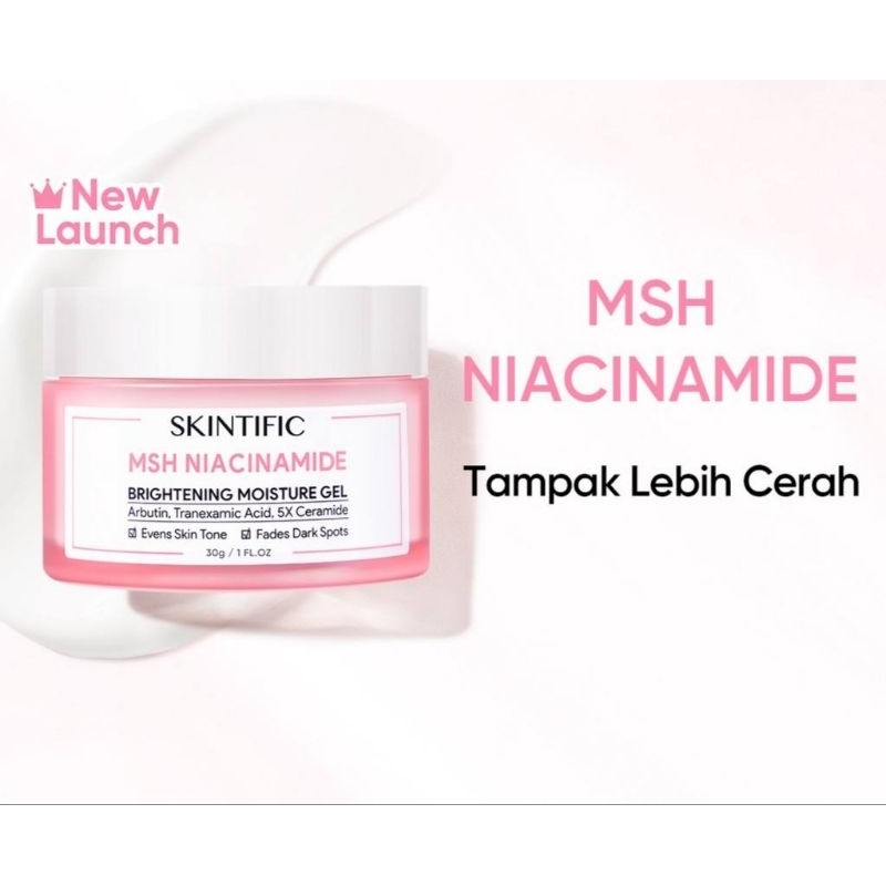 Skintific MSH Niacinamide Brightening Moisturize Gel 30ml ORI&amp;NEW