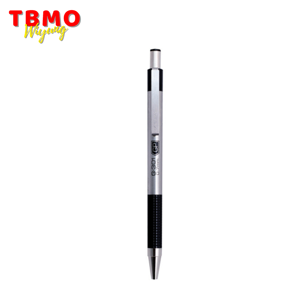 

TBMO Bolpen / Pulpen Zebra G-301 Stainless Steel Gel pen 0.7mm BLACK