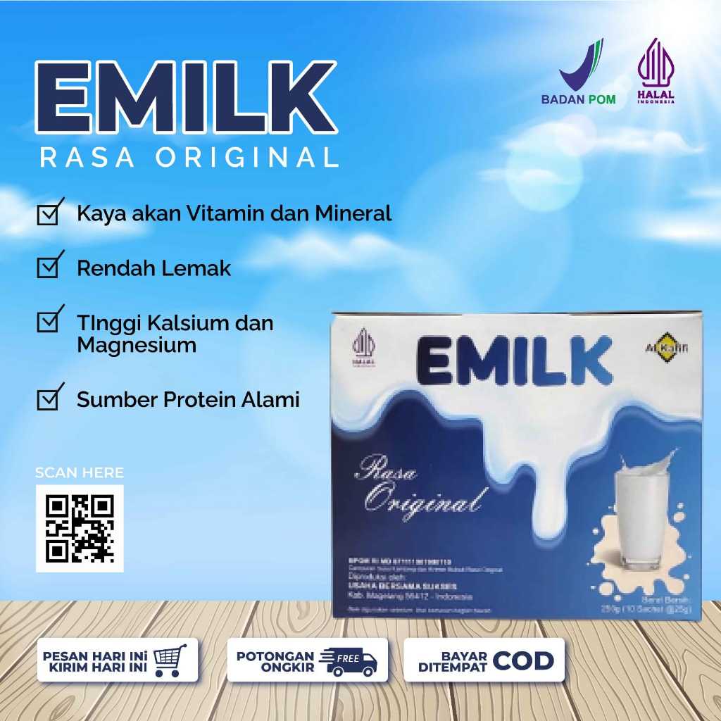 

Susu Kambing Etawa Bubuk Rasa Original 250gr Membantu Menjaga Kesehatan Tulang dan sendi